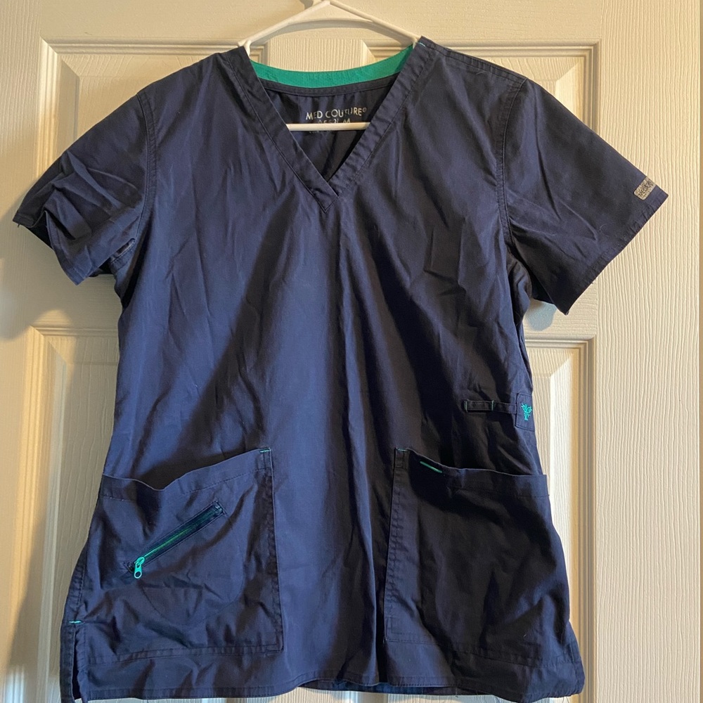 Med Couture Navy scrub set